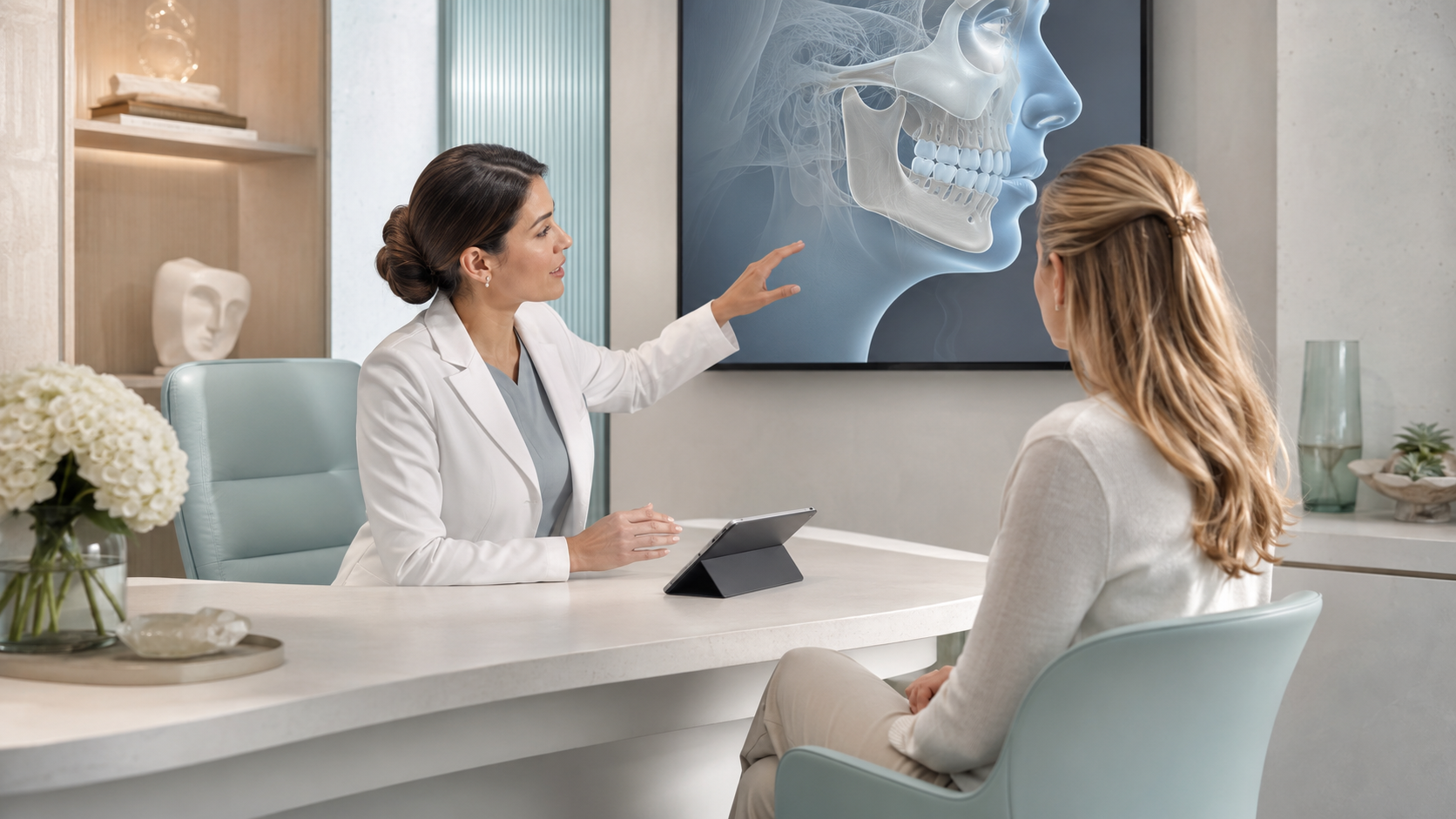 Evaluación maxilofacial con planificación digital